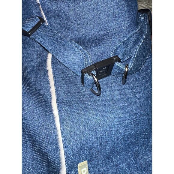 NEW WITH TAGS DOGO PET FASHIONS RUNNER FLEECE STYLE COAT - DENIM size XL retails - Picture 6 of 7